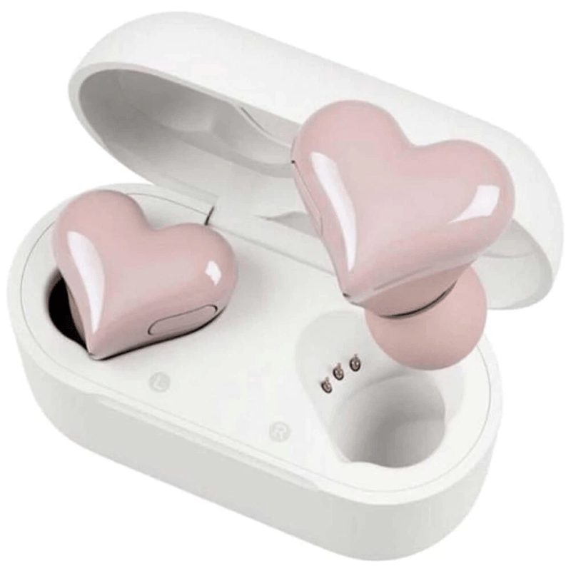 Heart-Shaped TWS Bluetooth Earbuds