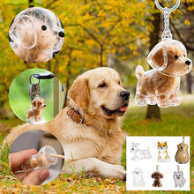 Load image into Gallery viewer, A cute puppy-shaped fur storage keychain