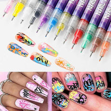 Load image into Gallery viewer, Nail Doodle Pen for DIY Nail Art