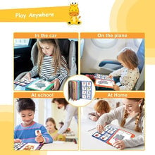 Load image into Gallery viewer, Busy Book for Kids to Develop Learning Skills Quiet Book Preschool Educational Toy
