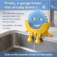 Load image into Gallery viewer, Cute Smiling Sponge Holder With Drainage