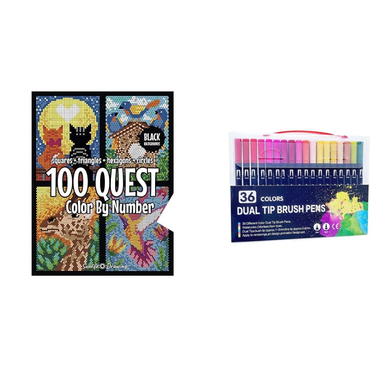 Color Numbers Book 100 QUEST
