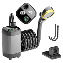 Load image into Gallery viewer, Portable Rechargeable Outdoor Camping Shower Pump
