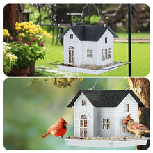 Load image into Gallery viewer, Outdoor hanging solar-powered bird feeder