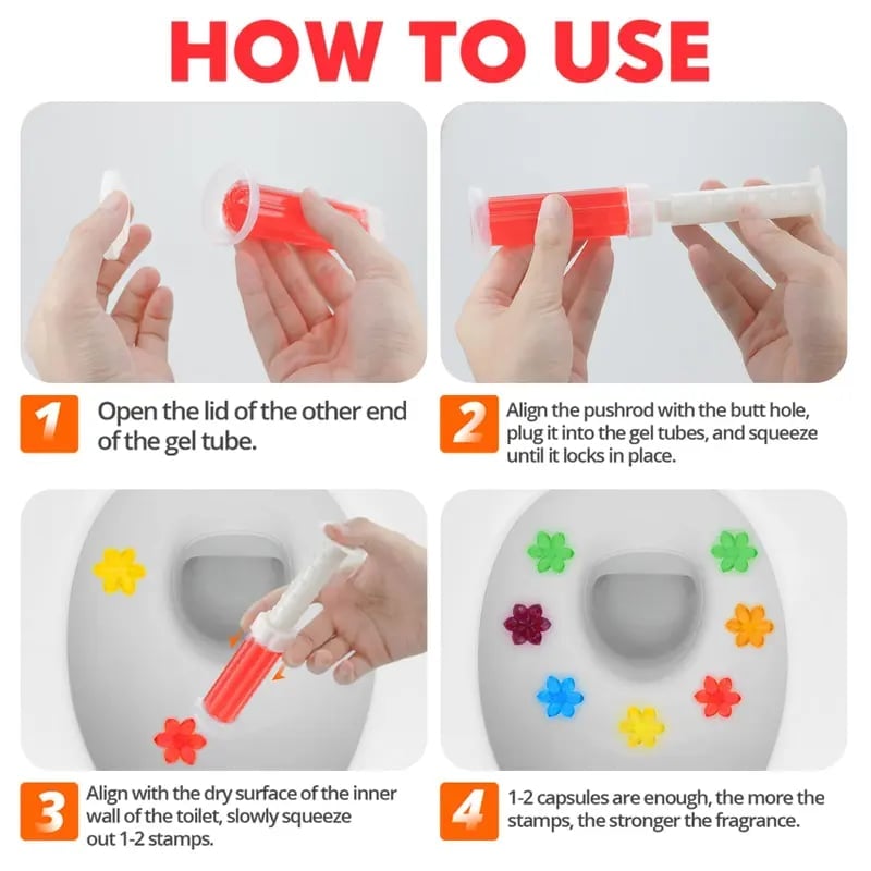 Toilet Gel Stamp Cleaner