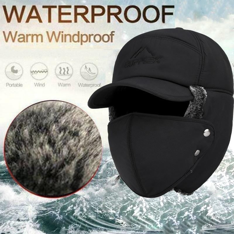 Sakerplus® Unisex windproof & warm & ear protection & face protection hat