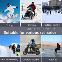 Load image into Gallery viewer, Outdoor Winter Warm Hat Neckband Integrated Cycling Mask