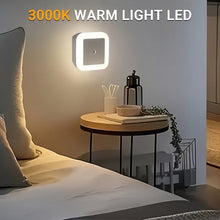 Load image into Gallery viewer, Square Light-Controlled Night Light