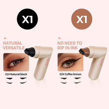 Load image into Gallery viewer, Dual-Head Design Rotating Eyeliner Stamp Pen