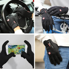 Load image into Gallery viewer, Winter gloves – windproof, waterproof, non-slip &amp; touchscreen compatible (with optional USB heating function)