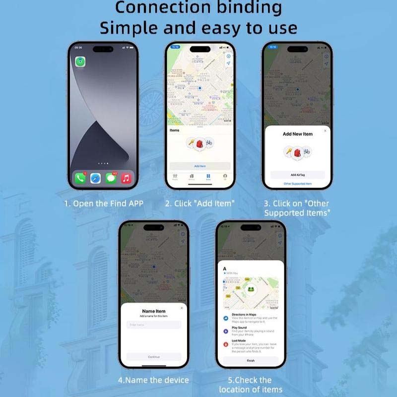 Smart Anti-lost Alarm Bluetooth Tracker for Key, Wallet, etc.