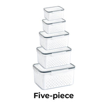 Load image into Gallery viewer, Food Storage Containers for Fridge with Removable Colander