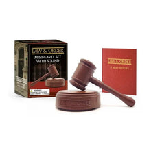 Load image into Gallery viewer, Law &amp; Order: Mini Gavel Set with Sound