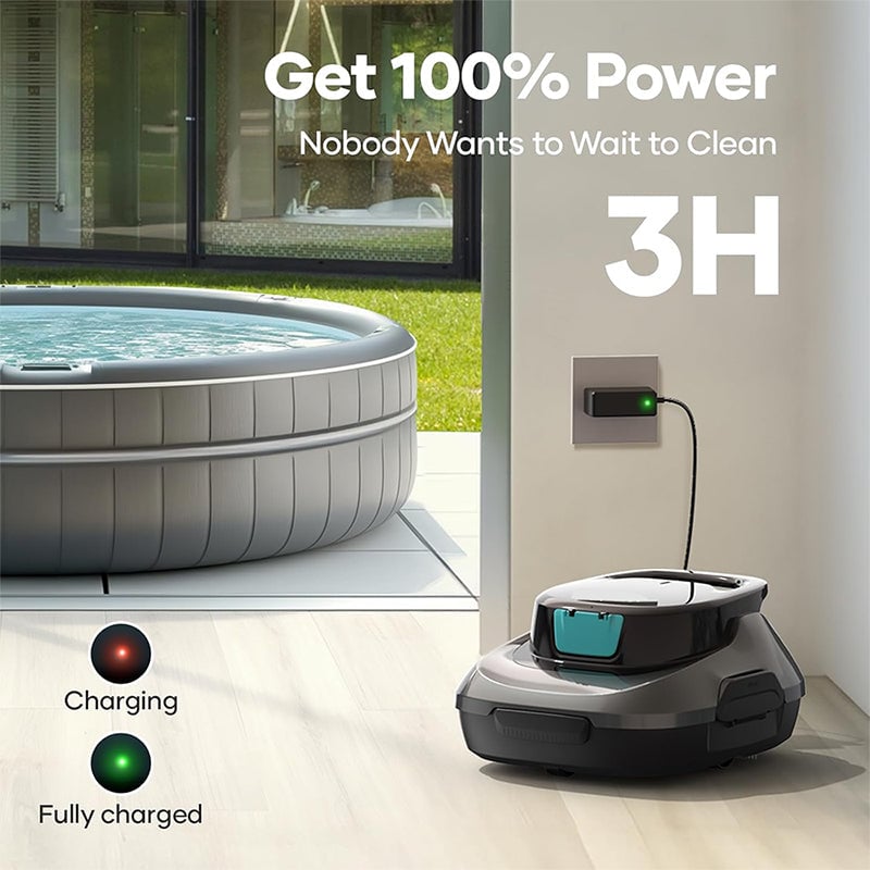 Sakerplus Cordless Automatic Pool Vacuum Cleaner