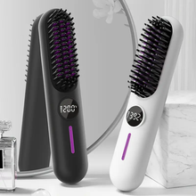 Load image into Gallery viewer, Portable Cordless Straightener Brush