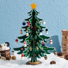 Load image into Gallery viewer, 24 Days Countdown Calendar with Christmas Tree 24 PCS Ornaments