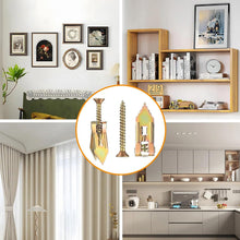 Load image into Gallery viewer, Drywall Expansion Anchors + High Strength Zinc Screws Kit (Pack of 100)