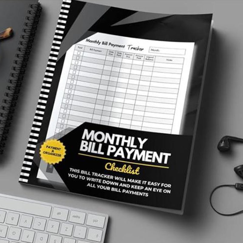 【Extra 50% OFF】Cleaning Schedule Bill Tracker Notebook
