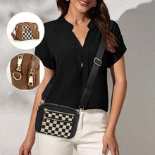 Load image into Gallery viewer, Women's Fashionable Colorblock Plaid Pattern Crossbody Bag