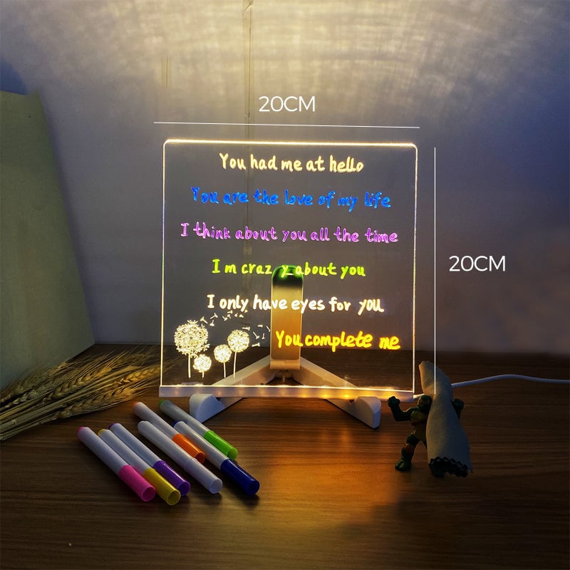 Christmas Sale LED Note Board with Colors