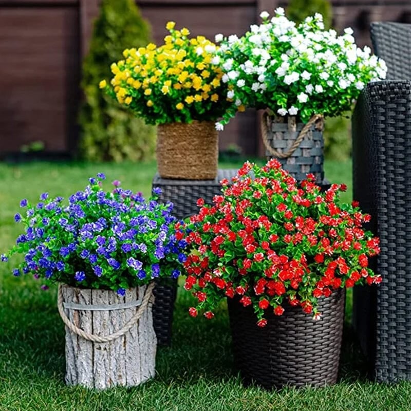 Outdoor Artificial Flowers(2 bundles) – nuvayo