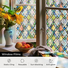 Load image into Gallery viewer, Holographic PVC Window Privacy Film