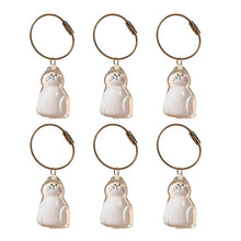 Load image into Gallery viewer, Cat Fur Keepsake Keychain – Transparent Memory Pendant for Pet Hair Storage