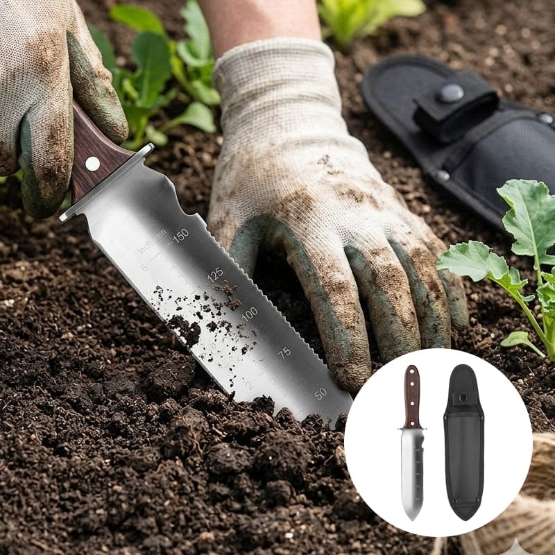 Hori Hori Soil Knife for Gardening