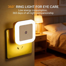 Load image into Gallery viewer, Square Light-Controlled Night Light