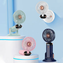 Load image into Gallery viewer, Portable Handheld Rechargeable Fan with Base