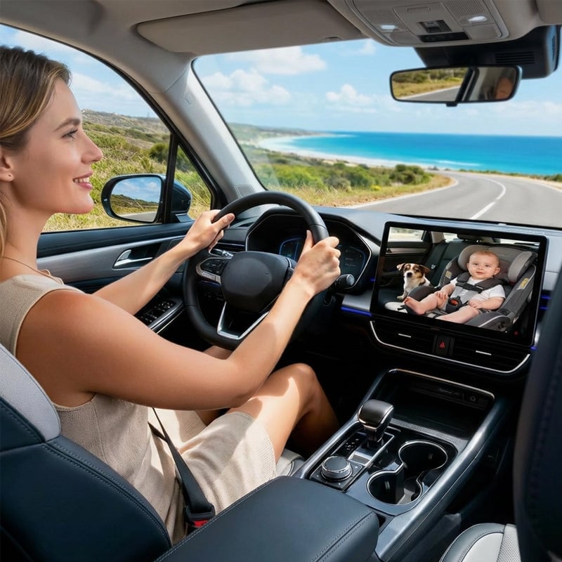 Aless™ CarPlay Hub with Baby Camera
