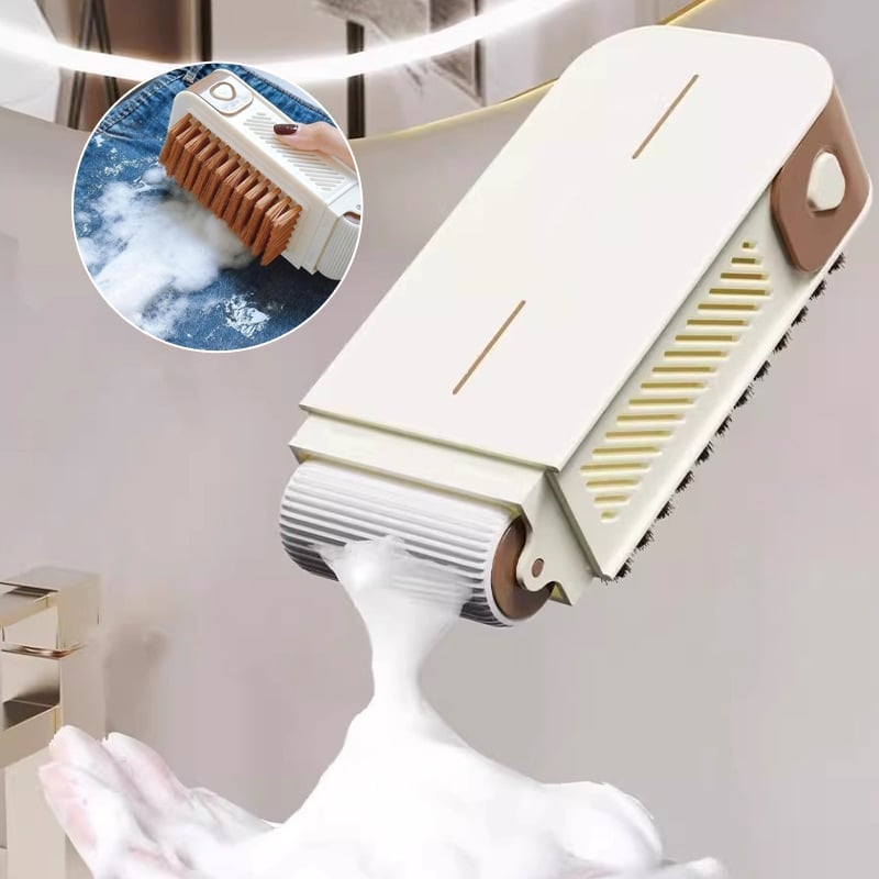 3-in-1 Multi-Functional Roller Soap Box & Laundry Brush
