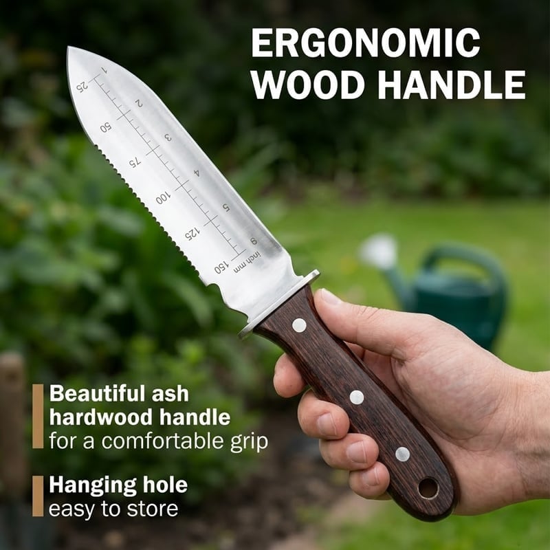 Hori Hori Soil Knife for Gardening