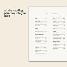 Load image into Gallery viewer, Wedding Planner - Efficiently Organize Your Wedding