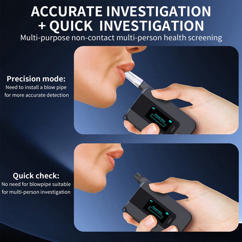 High-Precision Portable Digital Breath Alcohol Tester