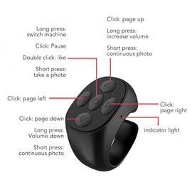 Wireless Fingertip Bluetooth Remote Control