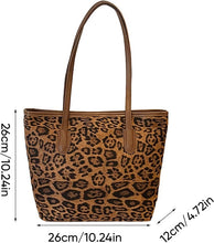 Load image into Gallery viewer, Leopard Print Tote Bag