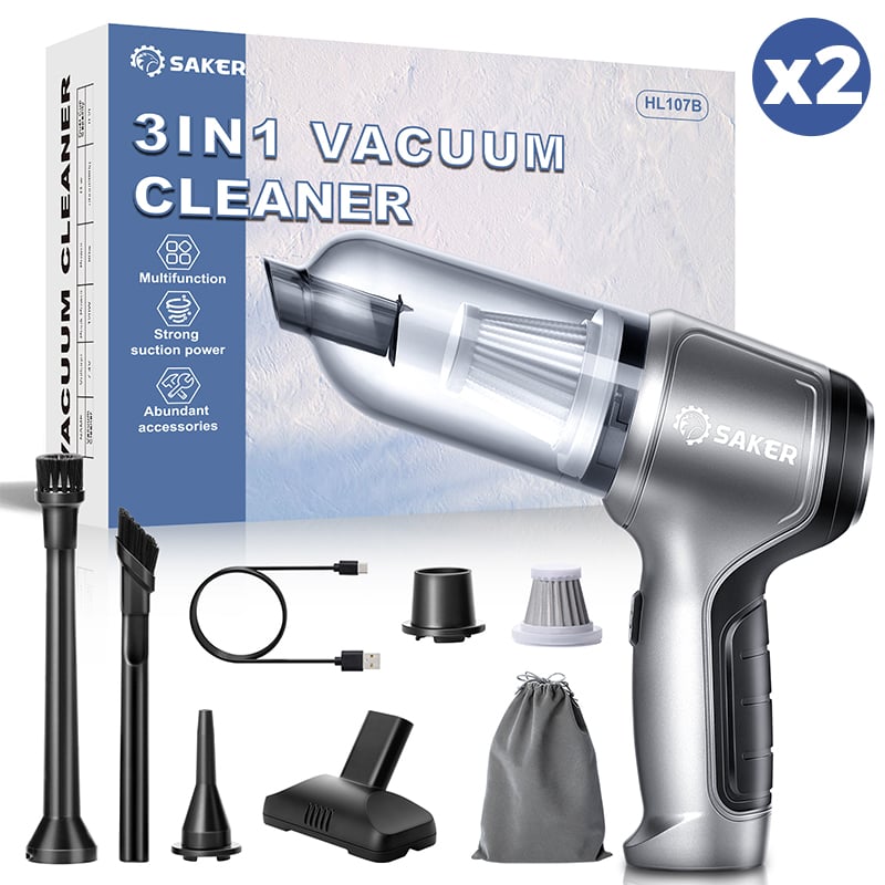 SAKER® Mini Handheld Cordless Vacuum Cleaner