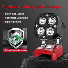 Load image into Gallery viewer, 💡 Portable LED Work Light for 18V Battery
