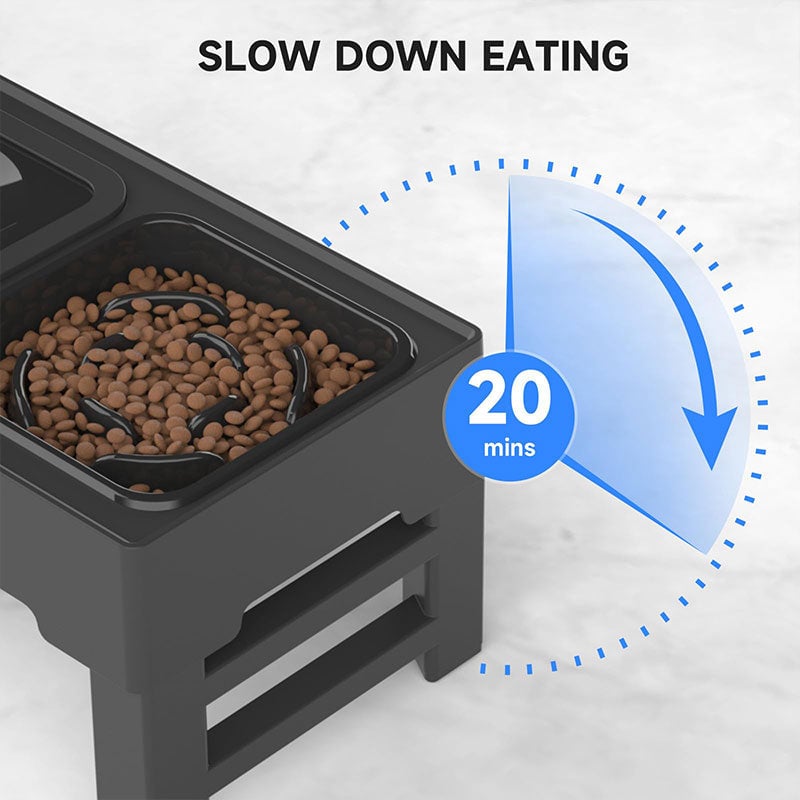 Adjustable Table Pet Bowl