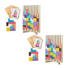 Load image into Gallery viewer, Wooden Stacking Puzzle Set