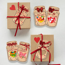 Drift Bottle Shape Greeting Cards 24pcs
