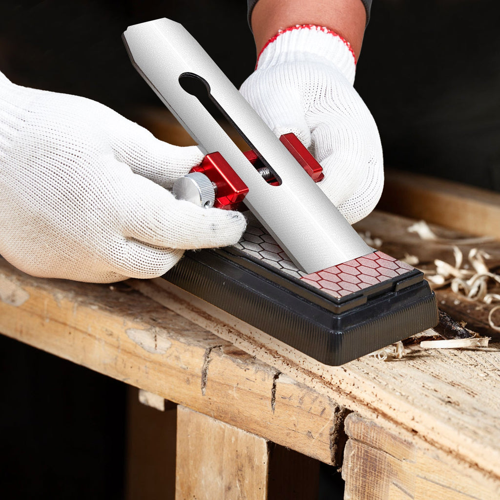 Precision Sharpening for Woodworking Tools - Honing Guide Tool (Upgraded Version)
