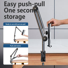 Load image into Gallery viewer, 🥰360-degree rotating adjustable and stable multifunctional aluminum alloy stand metal cantilever desktop mobile phone iPad stand