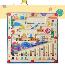 Load image into Gallery viewer, Magnetic Color and Number Maze