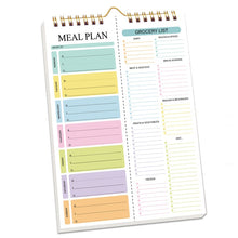 Load image into Gallery viewer, Weekly Meal Planner Notebook