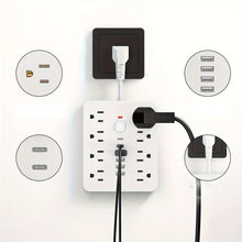 Load image into Gallery viewer, US standard 14 in 1 multi-function power strip