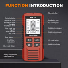 Load image into Gallery viewer, Multifunctional Handheld Metal &amp; Wall Detector