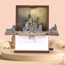 Load image into Gallery viewer, 3D Stereoscopic Book Folding Pop-Up Book Keychain