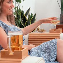 Load image into Gallery viewer, Bamboo Couch Cup Holder